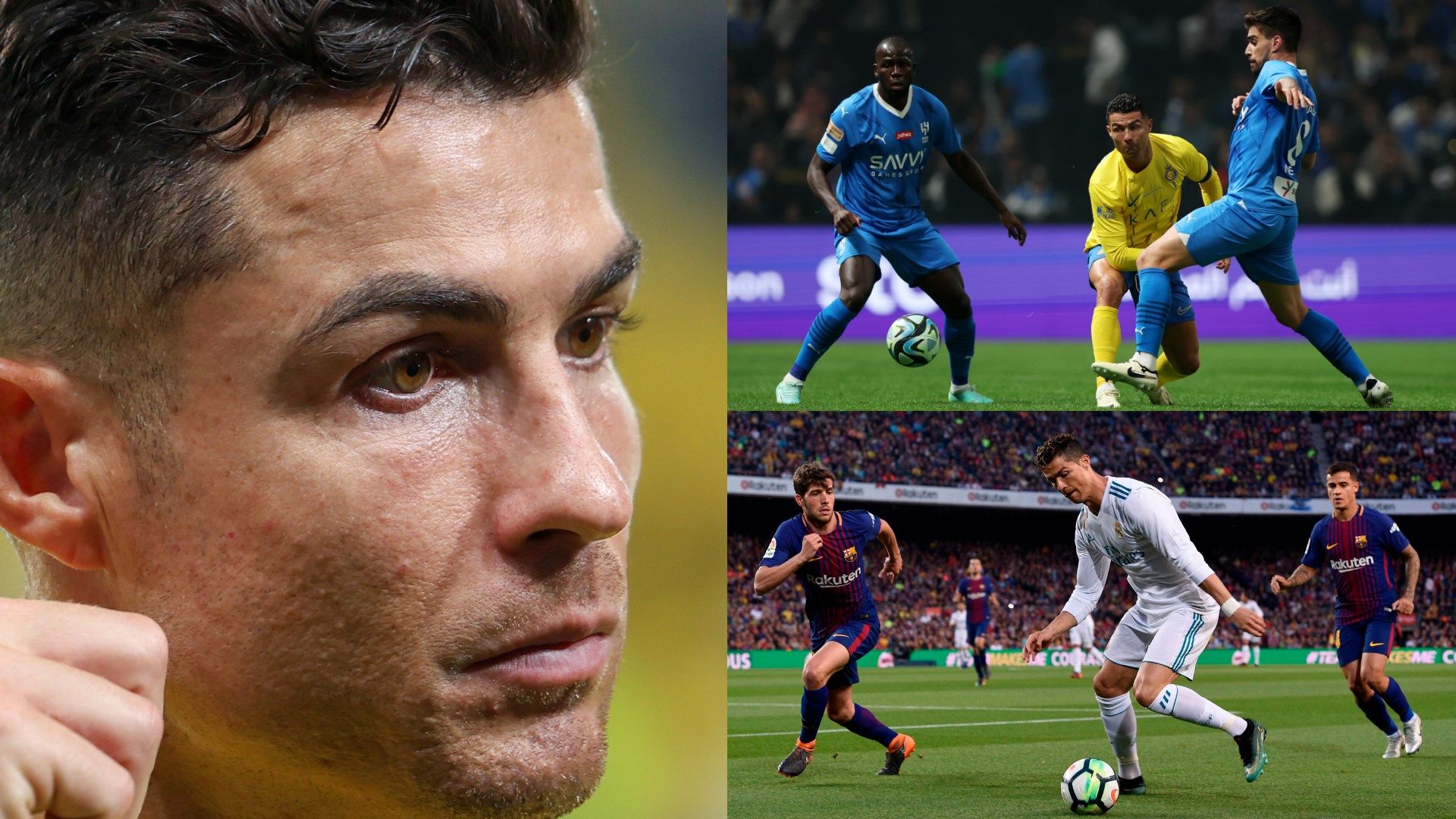 Cristiano Ronaldo - Al Nassr vs Al Hilal - Real Madrid vs Barcelona