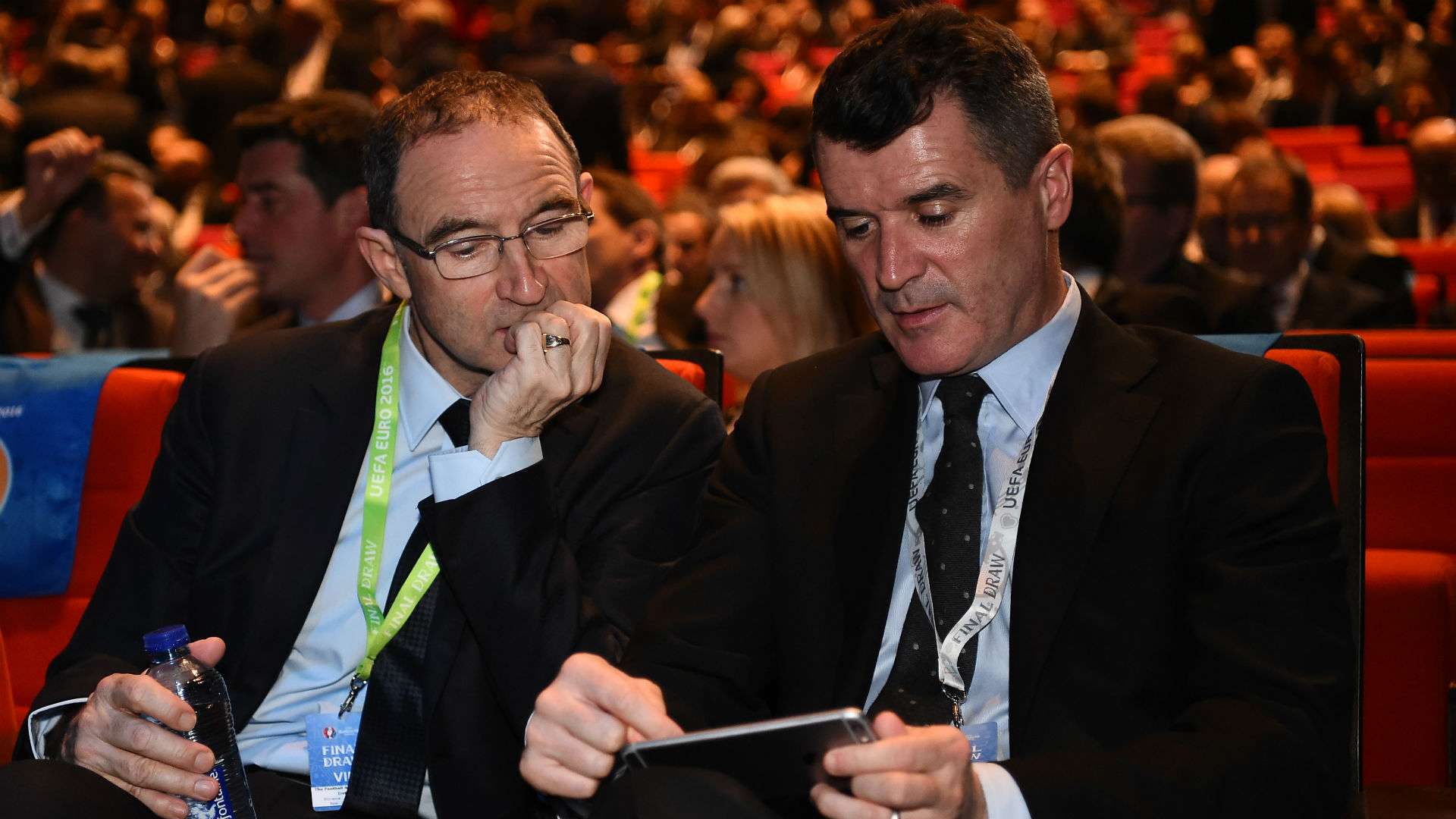 Martin O'Neill Roy Keane