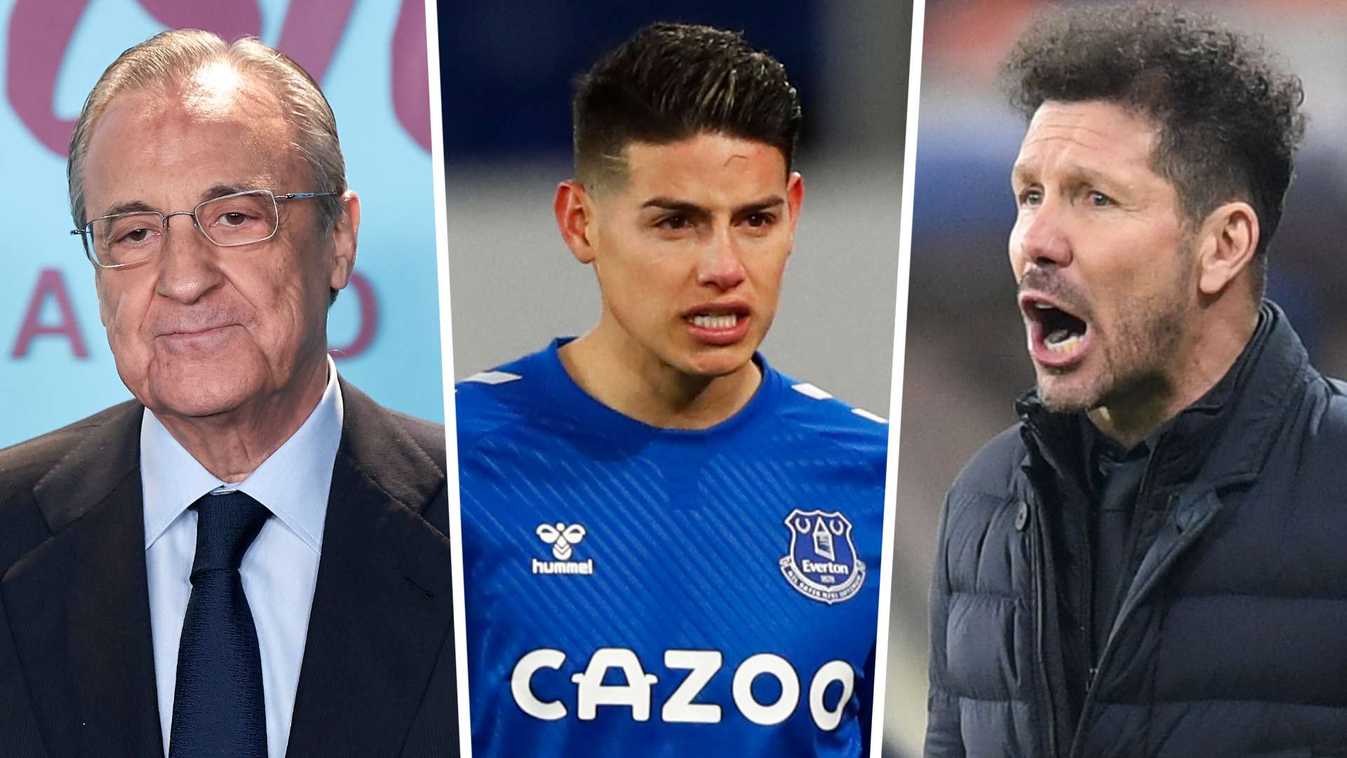 Florentino Perez Simeone James Rodriguez