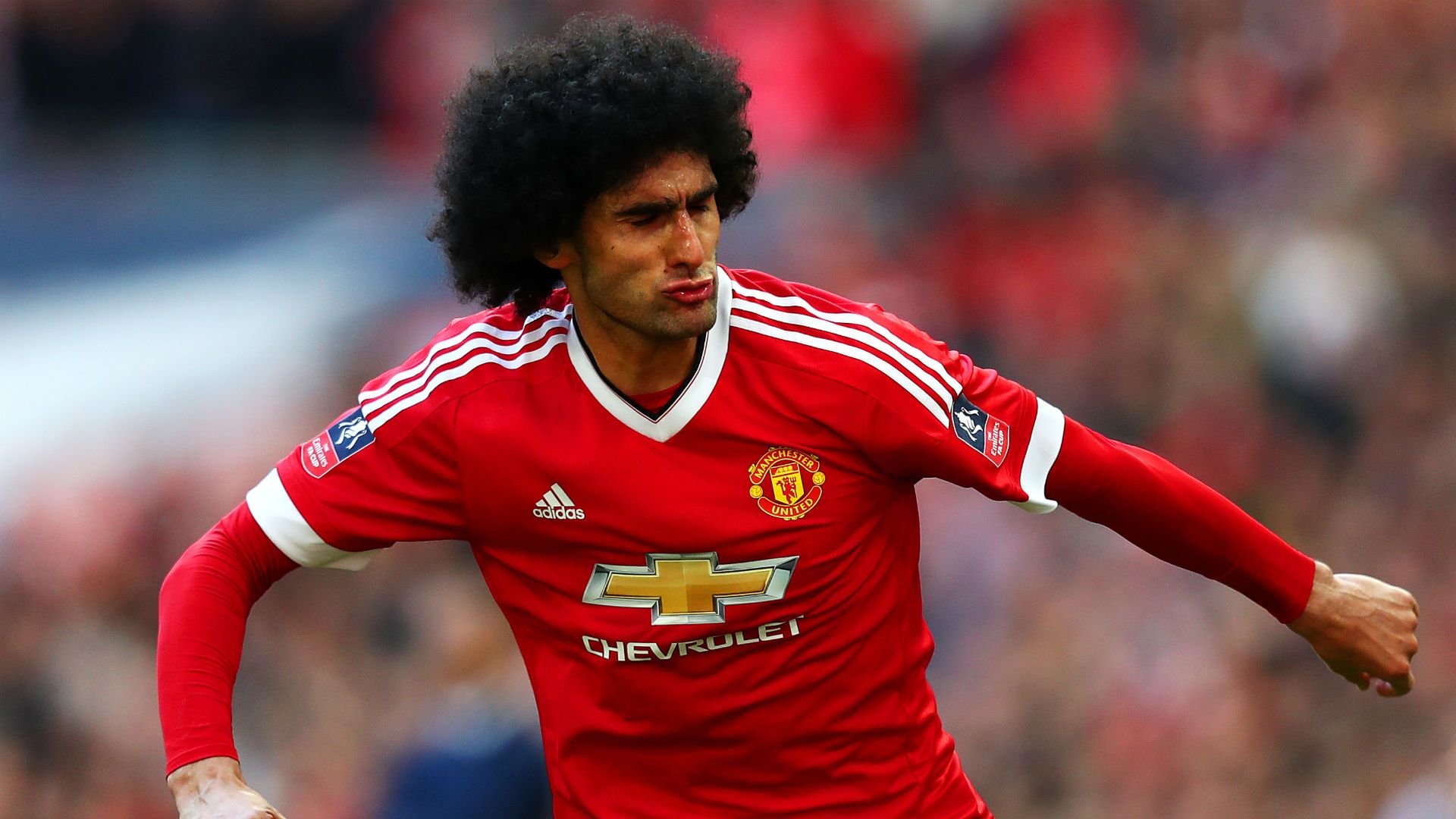 Marouane Fellaini FA Cup Everton v Man Utd 230416