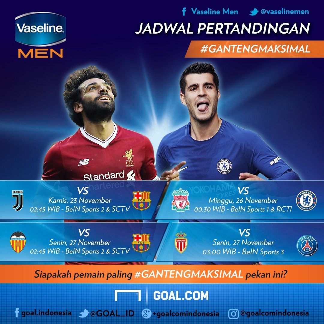 Vaseline Jadwal Ganteng 22 November Promo