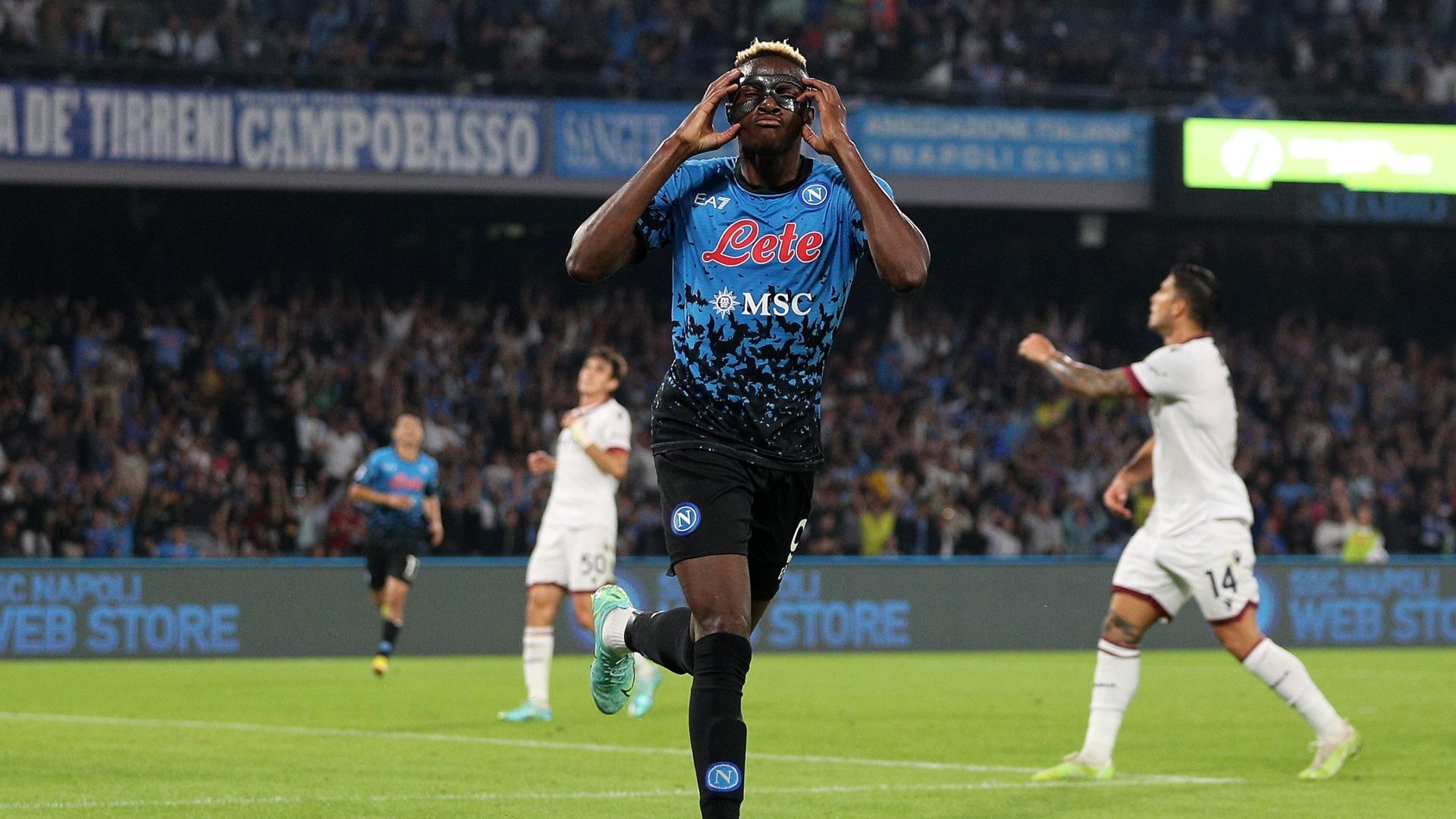 Osimhen Napoli Bologna