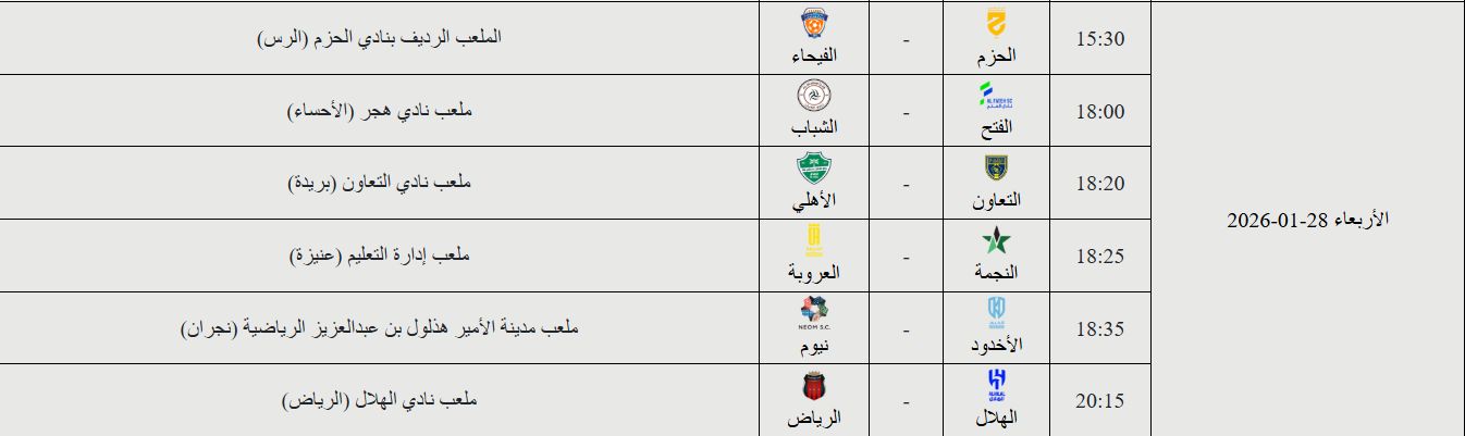 Jawwy Elite League U21