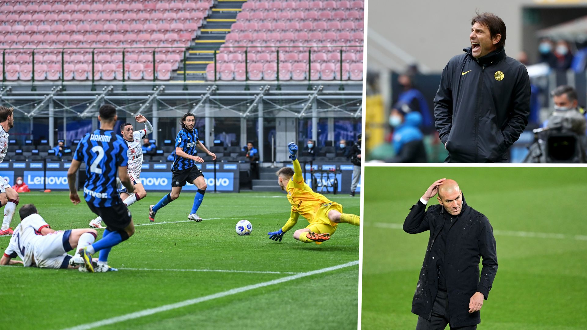 Hakimi, Conte, Zidane