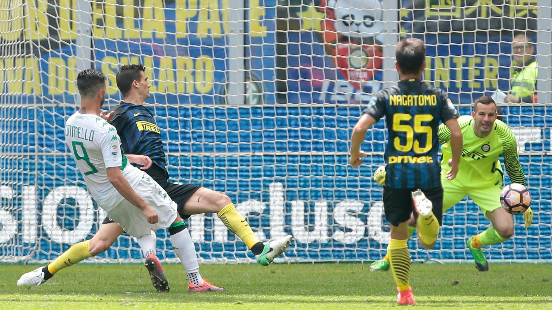 Pietro Iemmello Inter Sassuolo Serie A