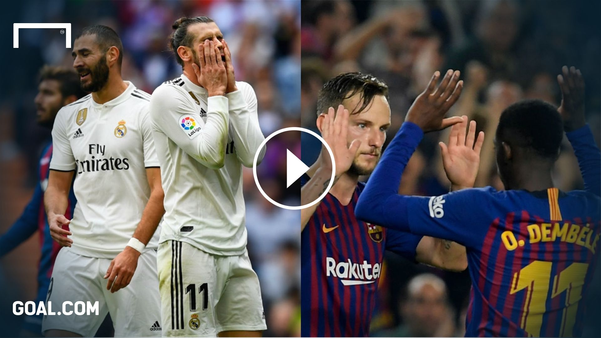 GFX Playbutton Real Madrid FC Barcelona