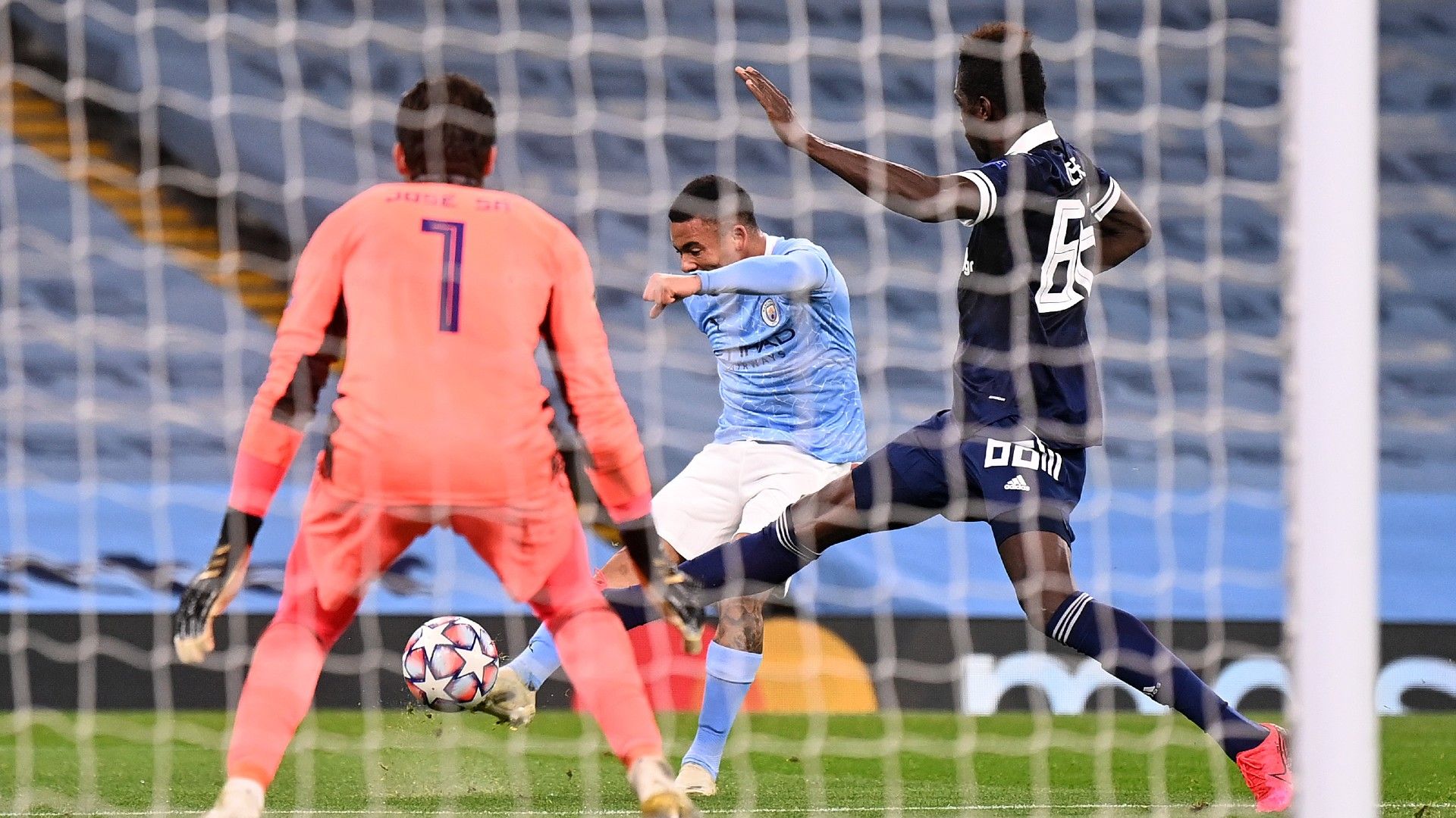 Gabriel Jesus Man City Olympiacos 2020