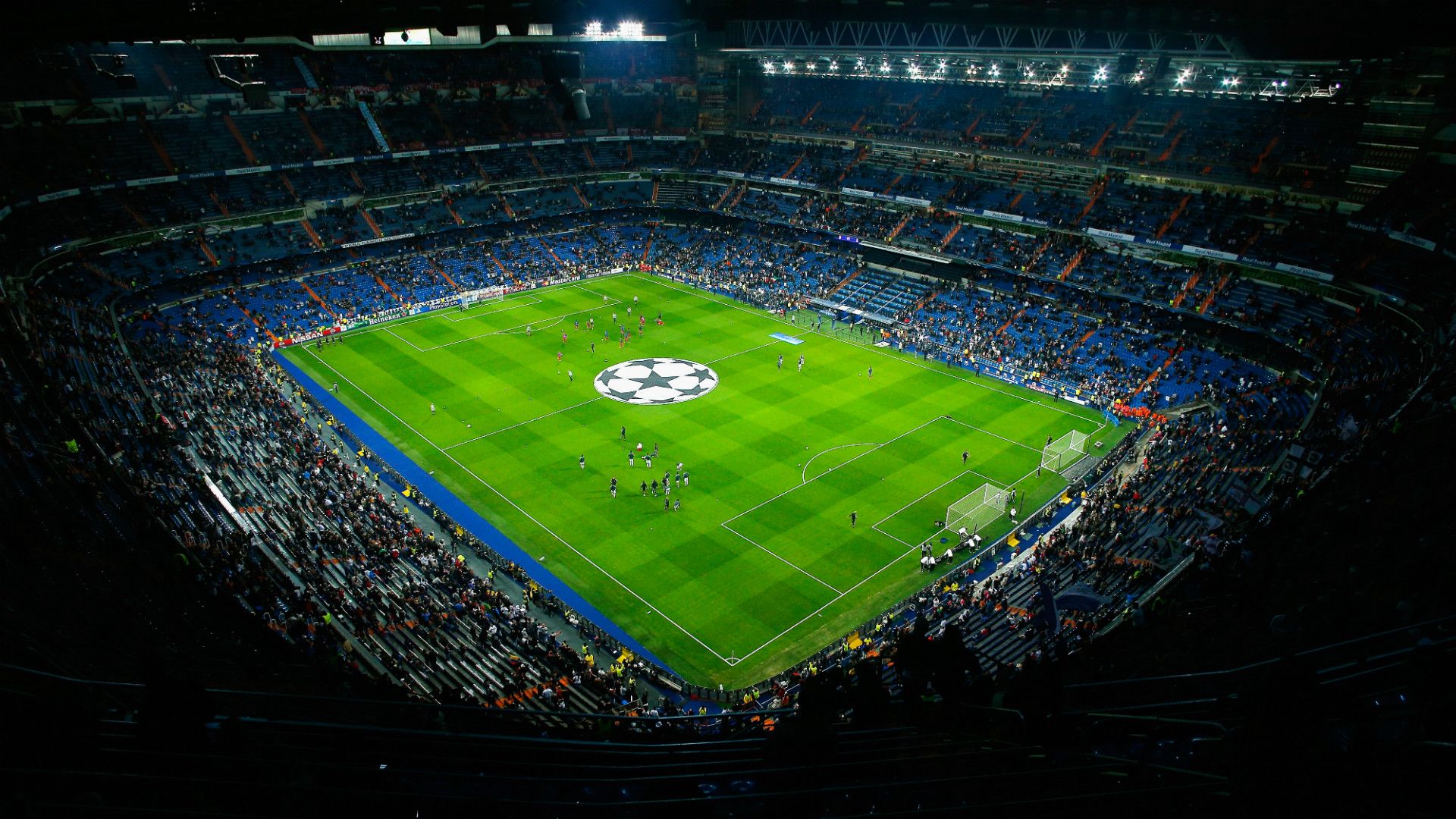 Santiago Bernabeu Stadium Real Madrid Liverpool UEFA Champions League 11042014