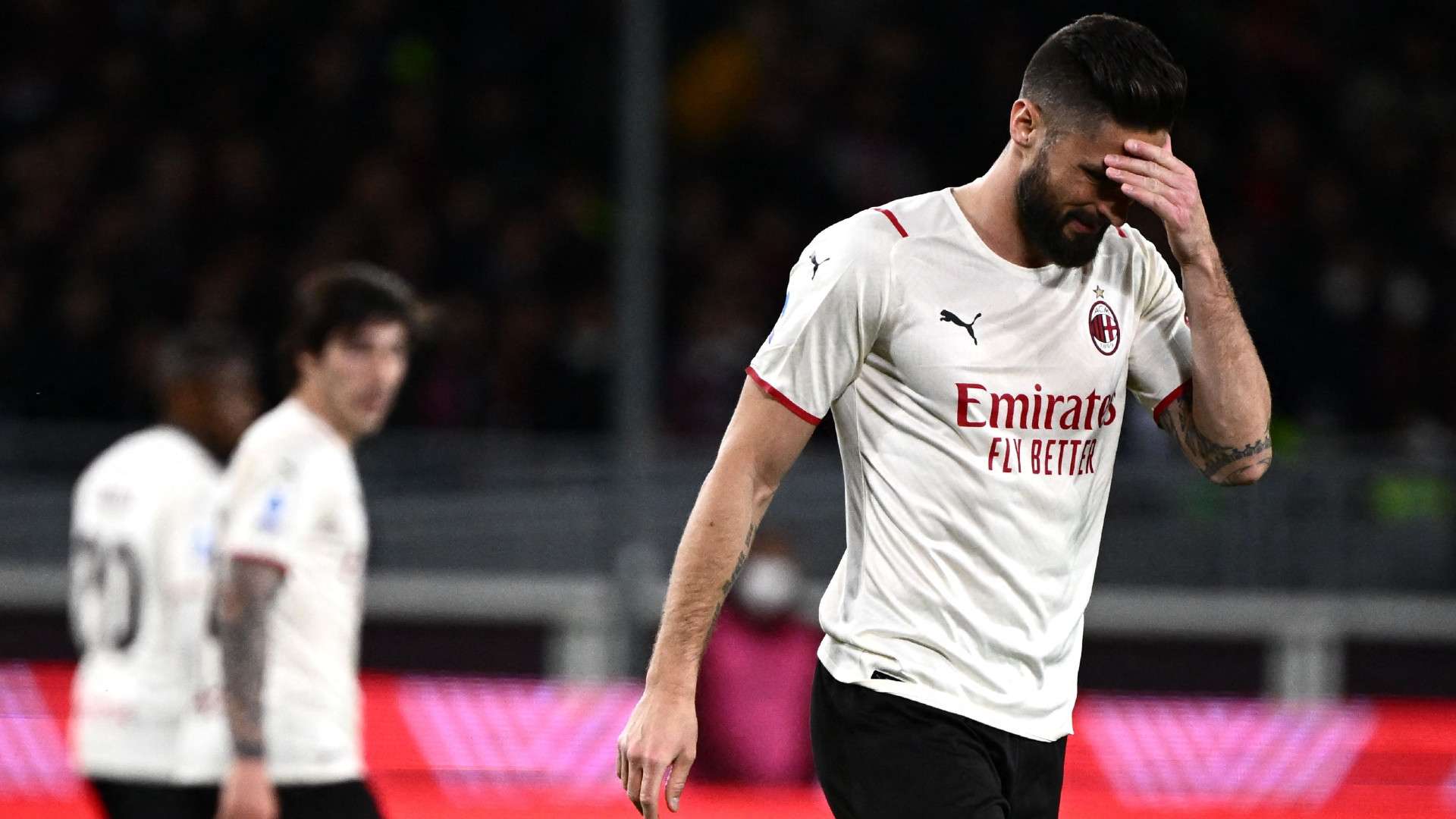 Olivier Giroud Milan Torino Serie A 10042022