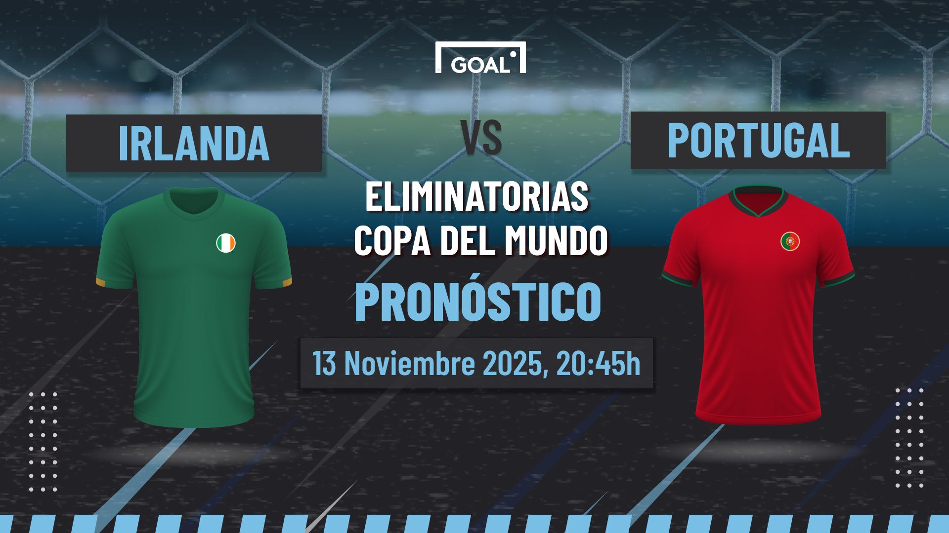 República de Irlanda vs Portugal Pronóstico y Apuestas Eliminatorias Copa Mundial | 13/11/25