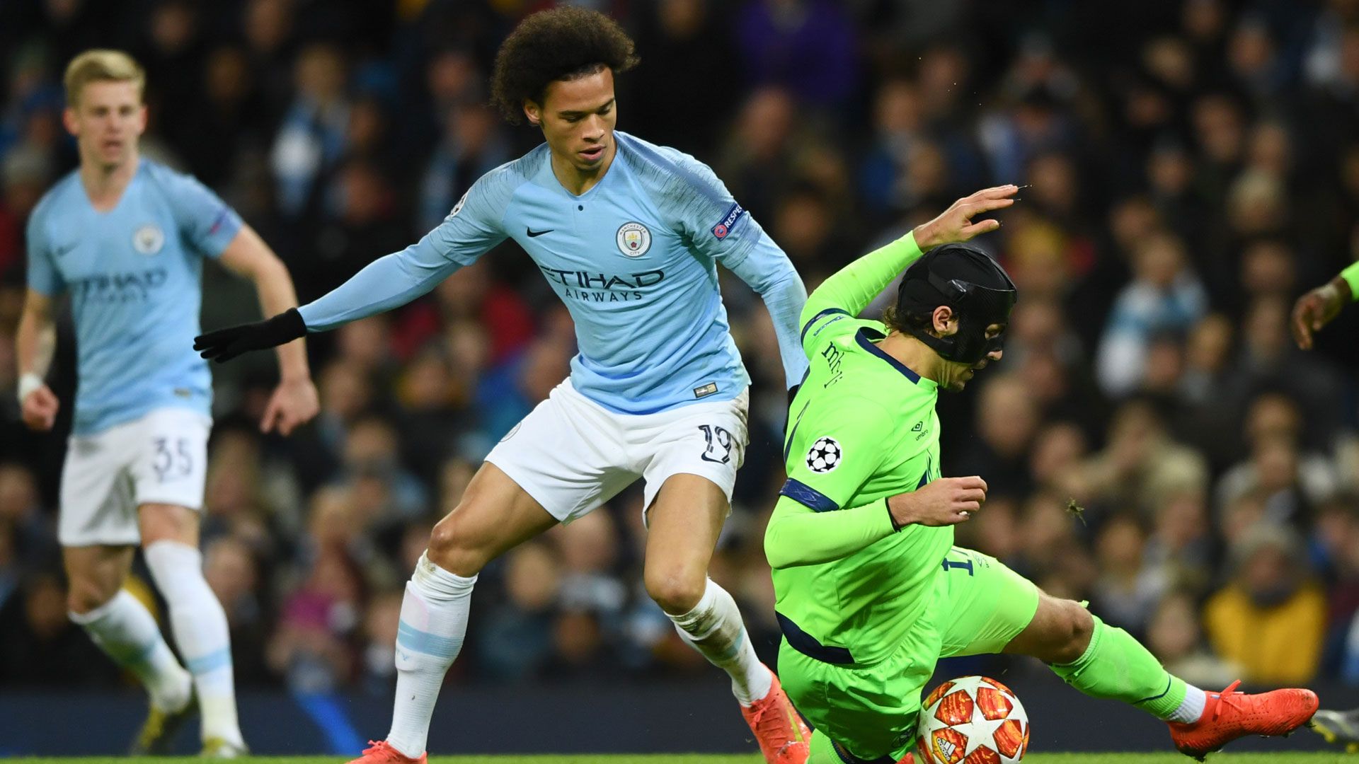 Leroy Sane  Manchester City Schalke 04 Champions League 12032019