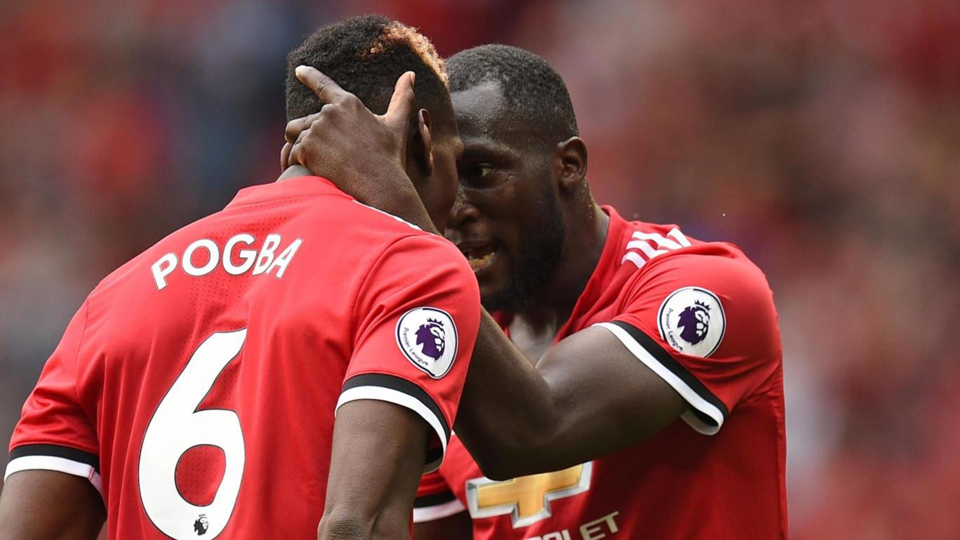 Romelu Lukaku na Paul Pogba