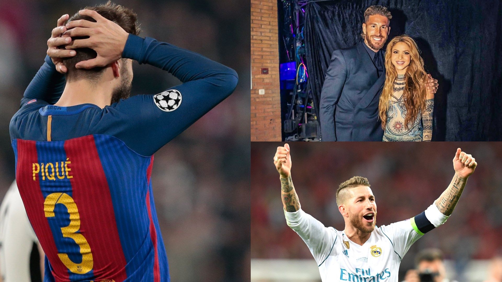 Ramos Pique Shakira GFX