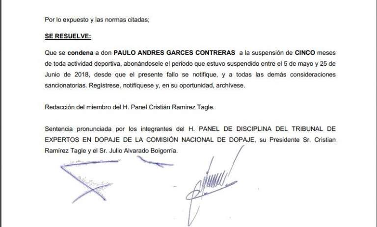 Resolución Paulo Garcés