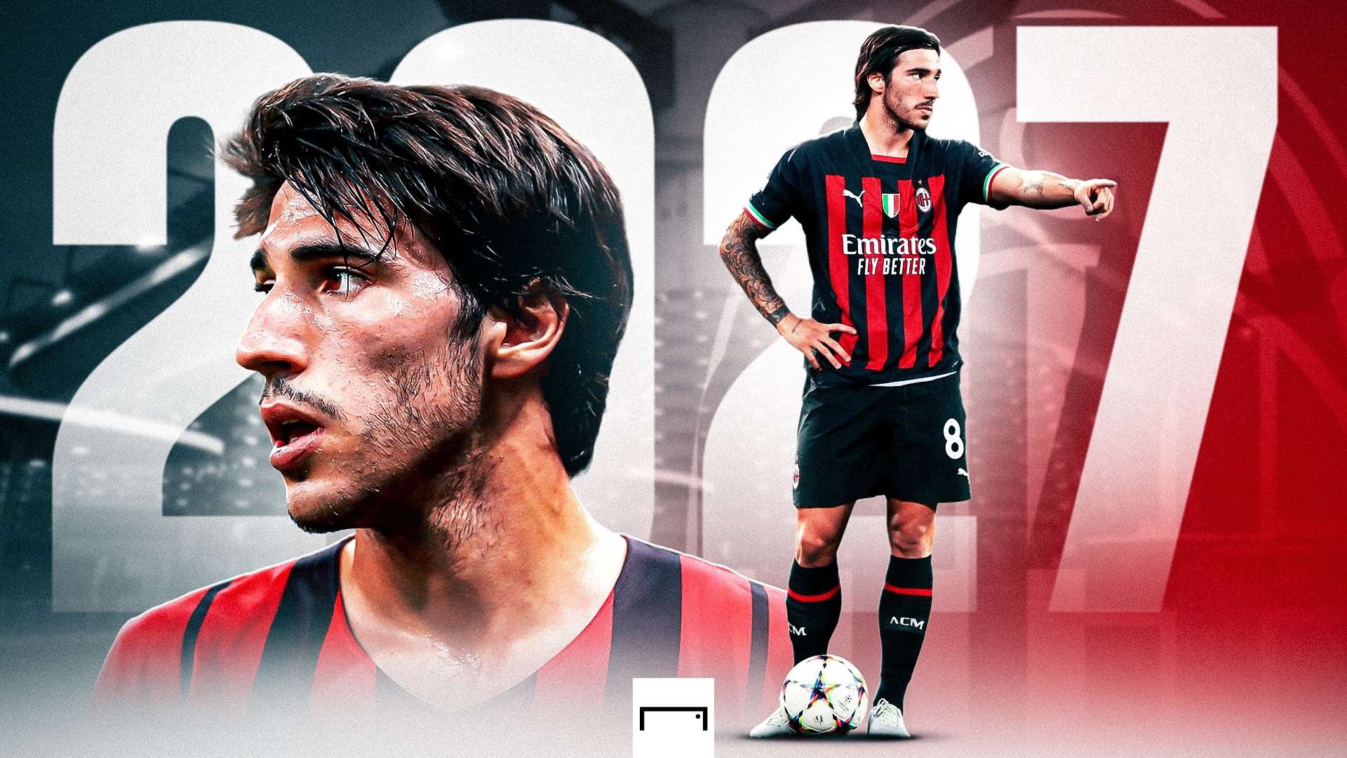 Tonali MIlan rinnovo 2027 GFX