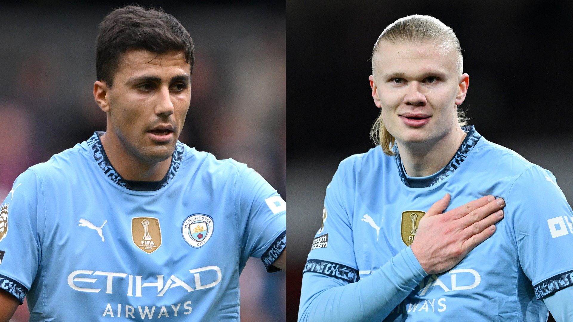 Rodri Erling Haaland Man City