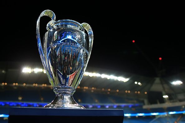 El trofeo de la Champions League.