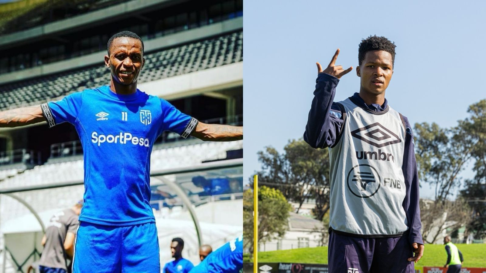 Surprise Ralani and Emile Witbooi