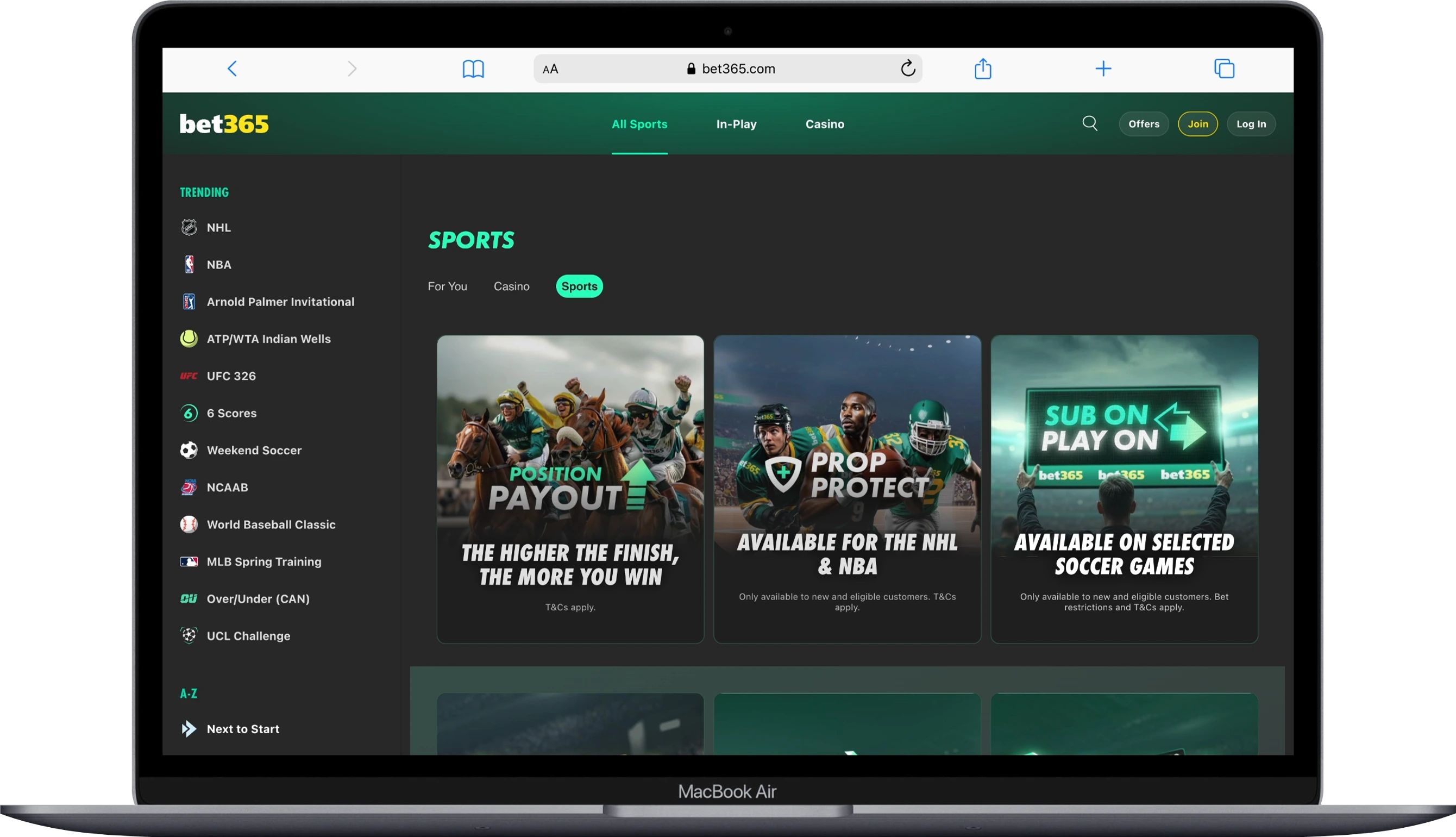 bet365 sports betting bonus roc