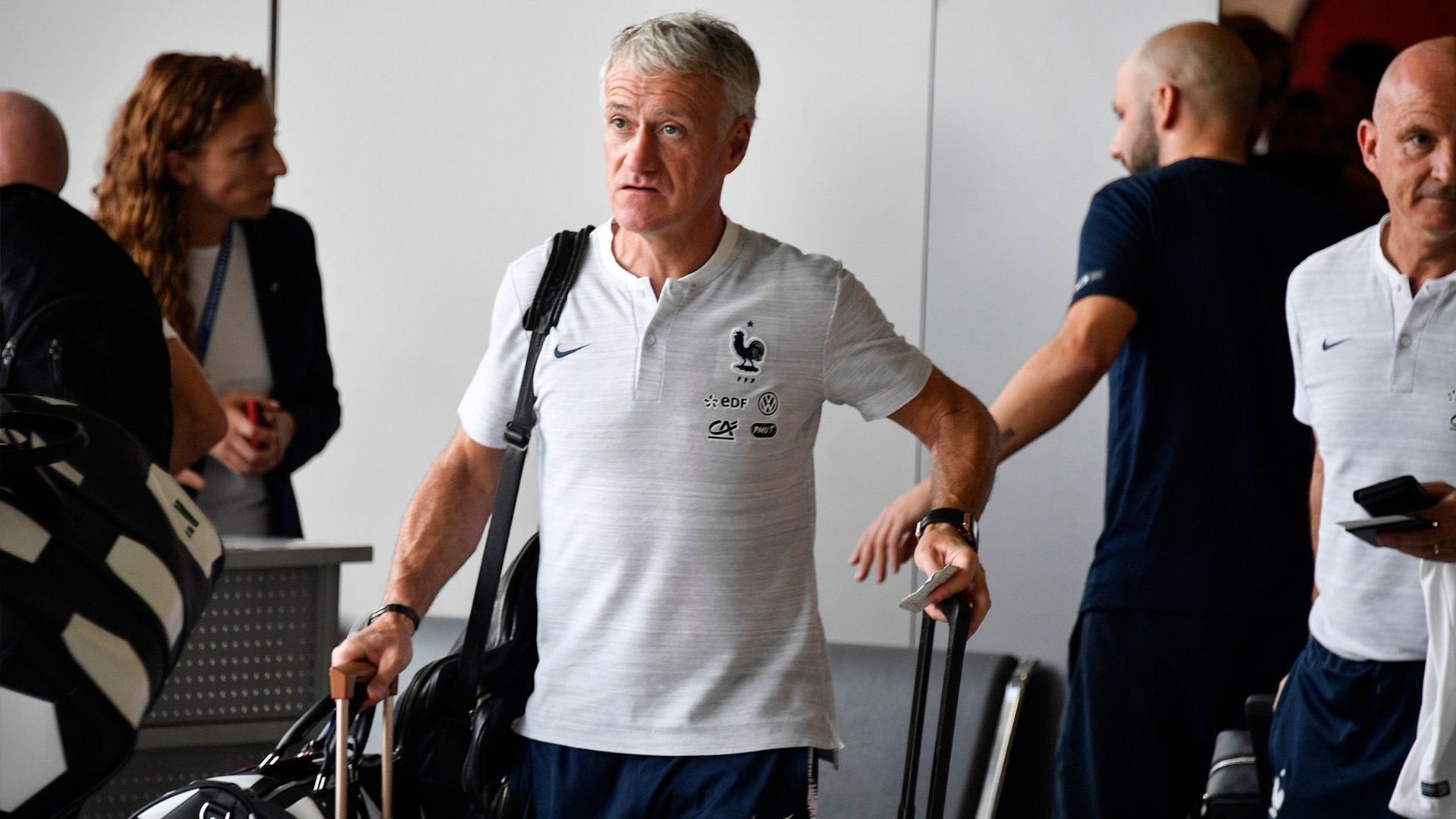 Deschamps França embarque retorno Copa do Mundo 16 07 18
