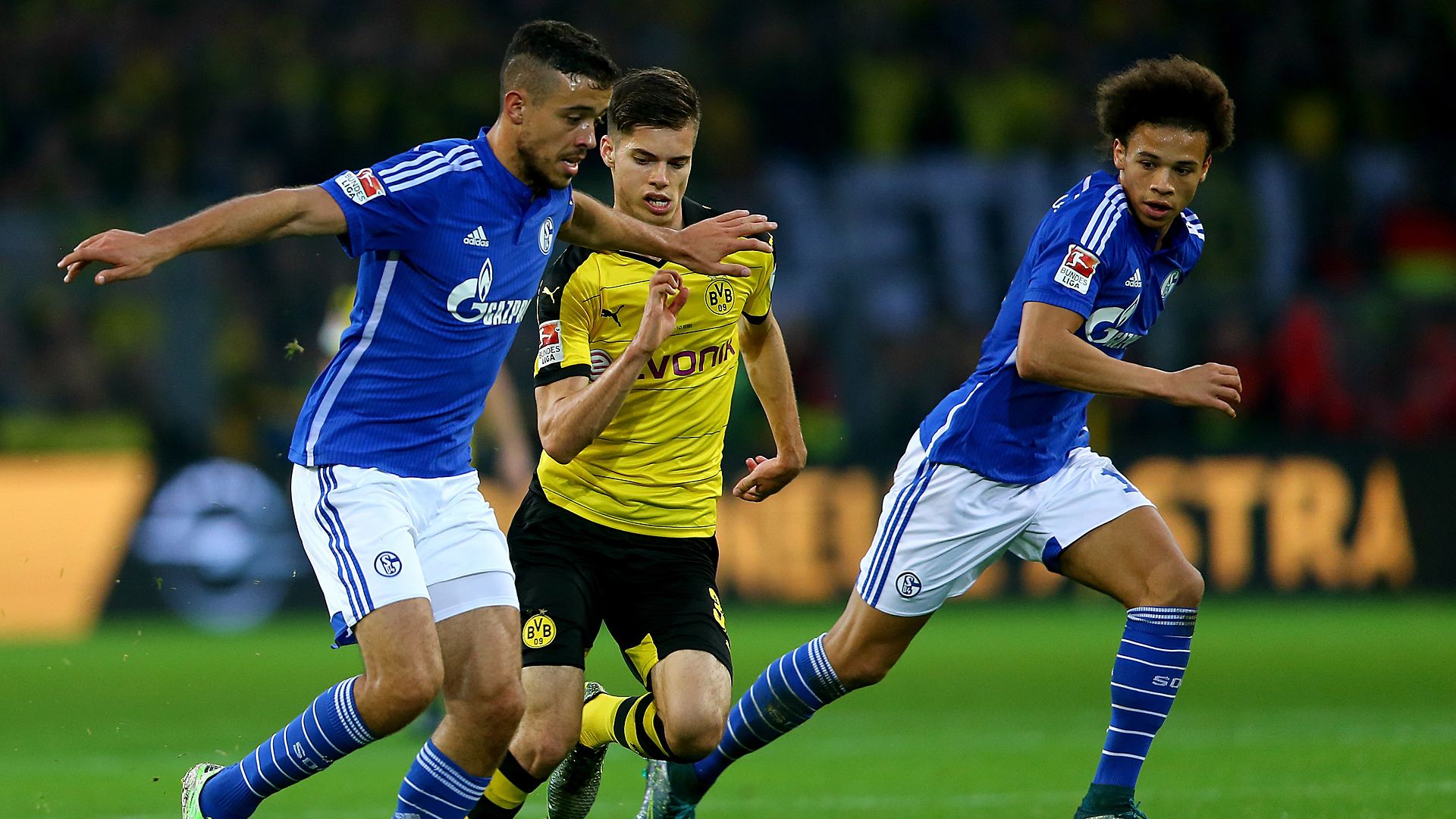 Julian Weigl Leroy Sane Borussia Dortmund Schalke 04 11082015