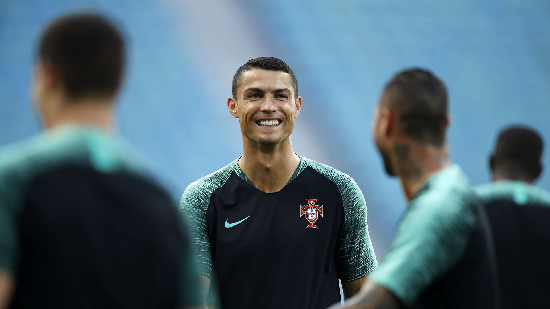 Cristiano Ronaldo World Cup training session 2018
