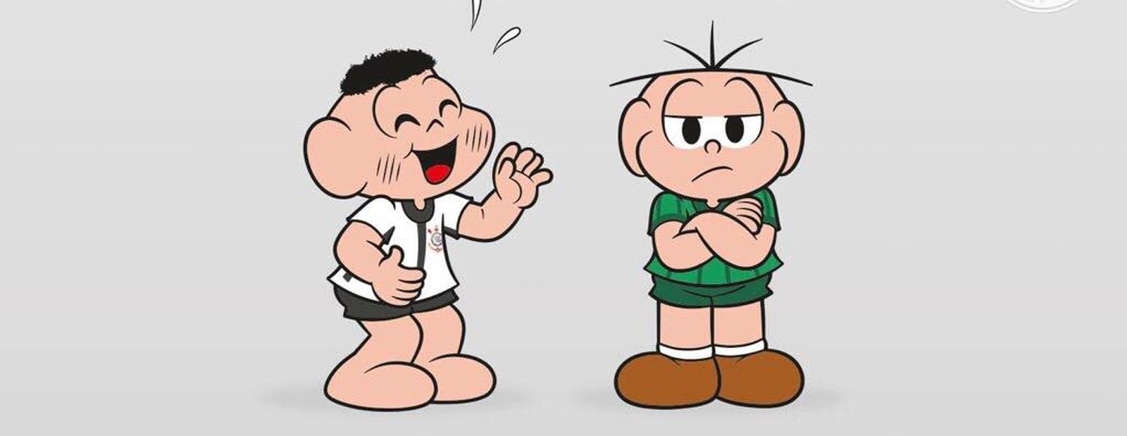 Corinthians x Palmeiras - Cascão e Cebolinha - 5/11/2017