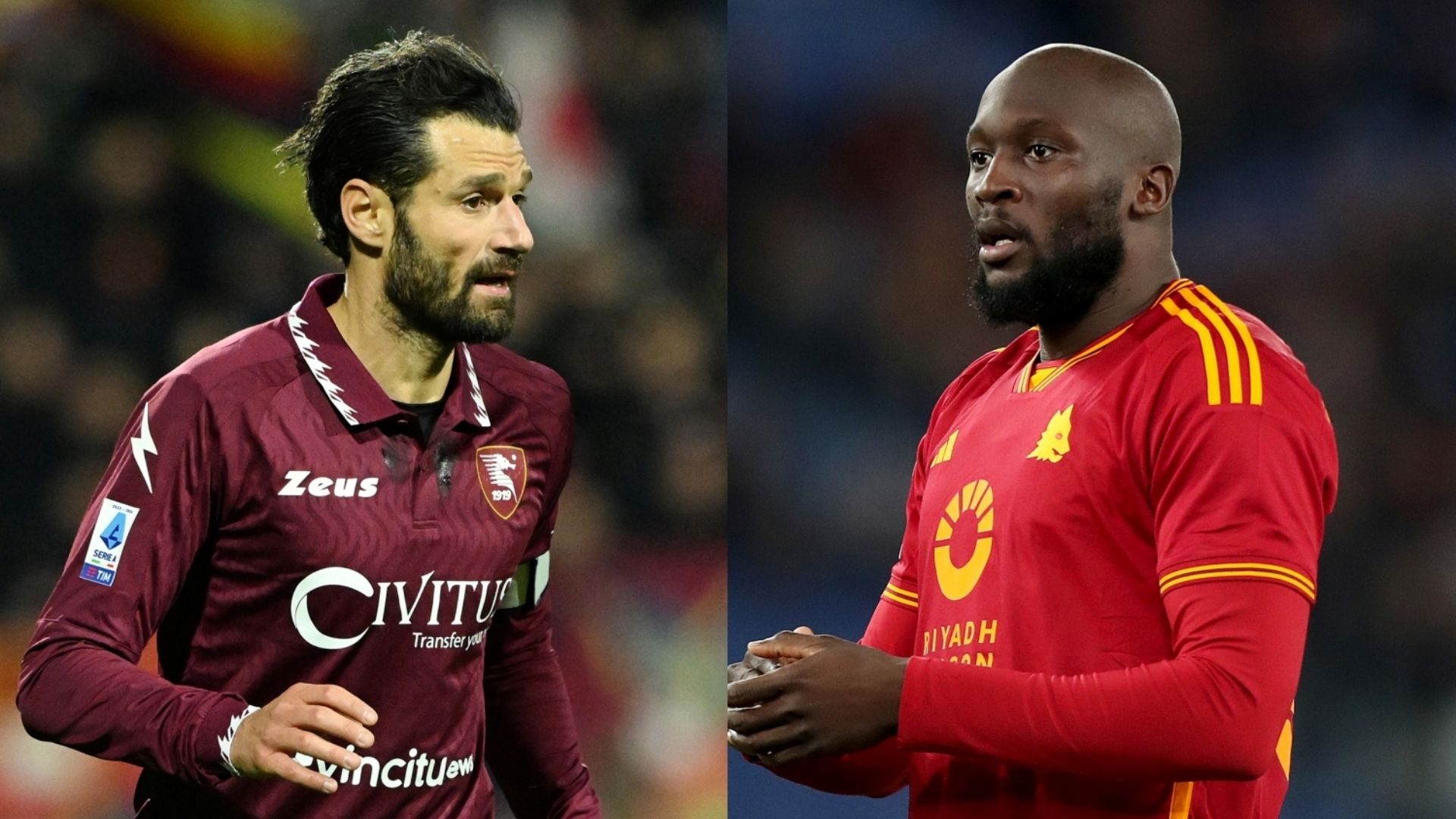 Antonio Candreva Salernitana Romelu Lukaku Roma