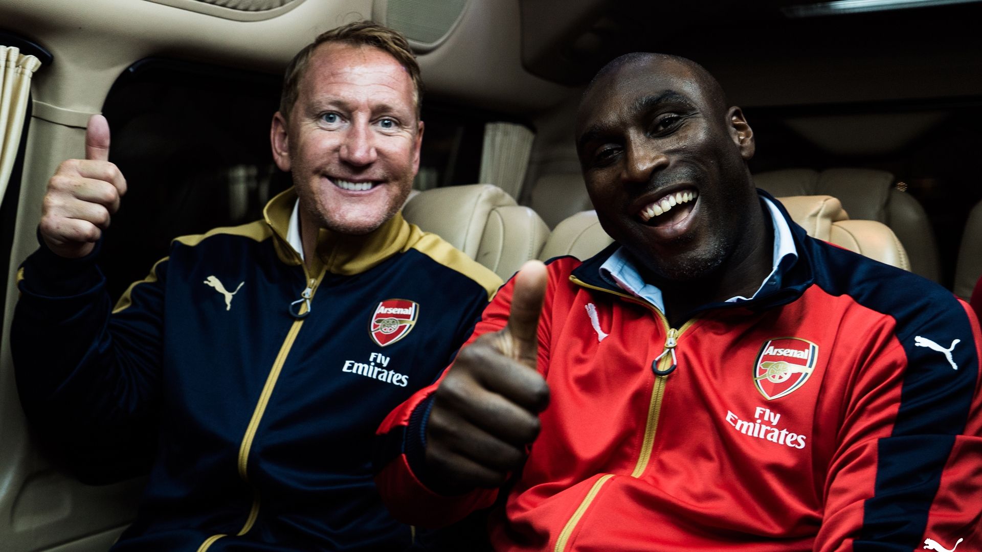 Ray Parlour Sol Campbell PUMA - Arsenal kits for 2015-2016 season