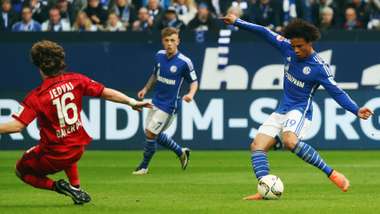 Leroy Sane Schalke 04 Bayer Leverkusen Bundesliga 04232016