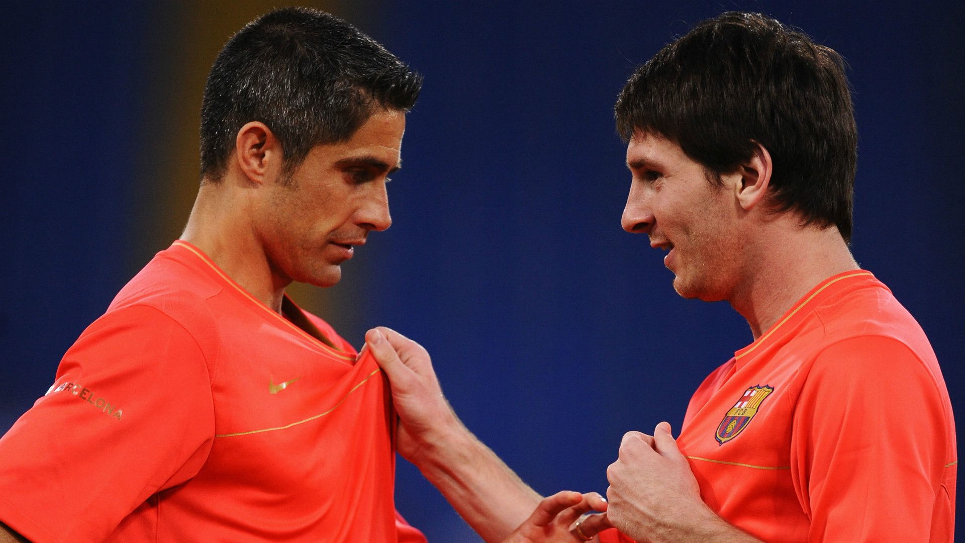 Sylvinho Lionel Messi Barcelona