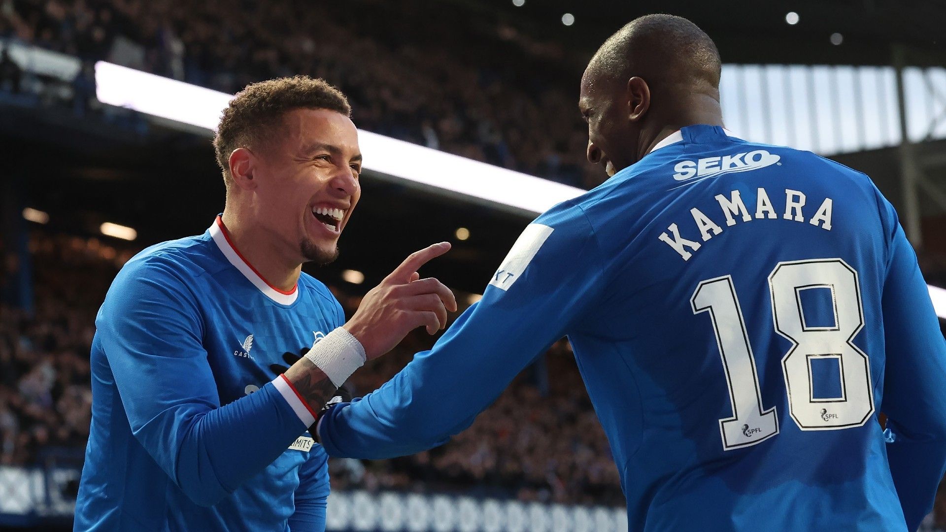 James Tavernier Glen Kamara Rangers 2023