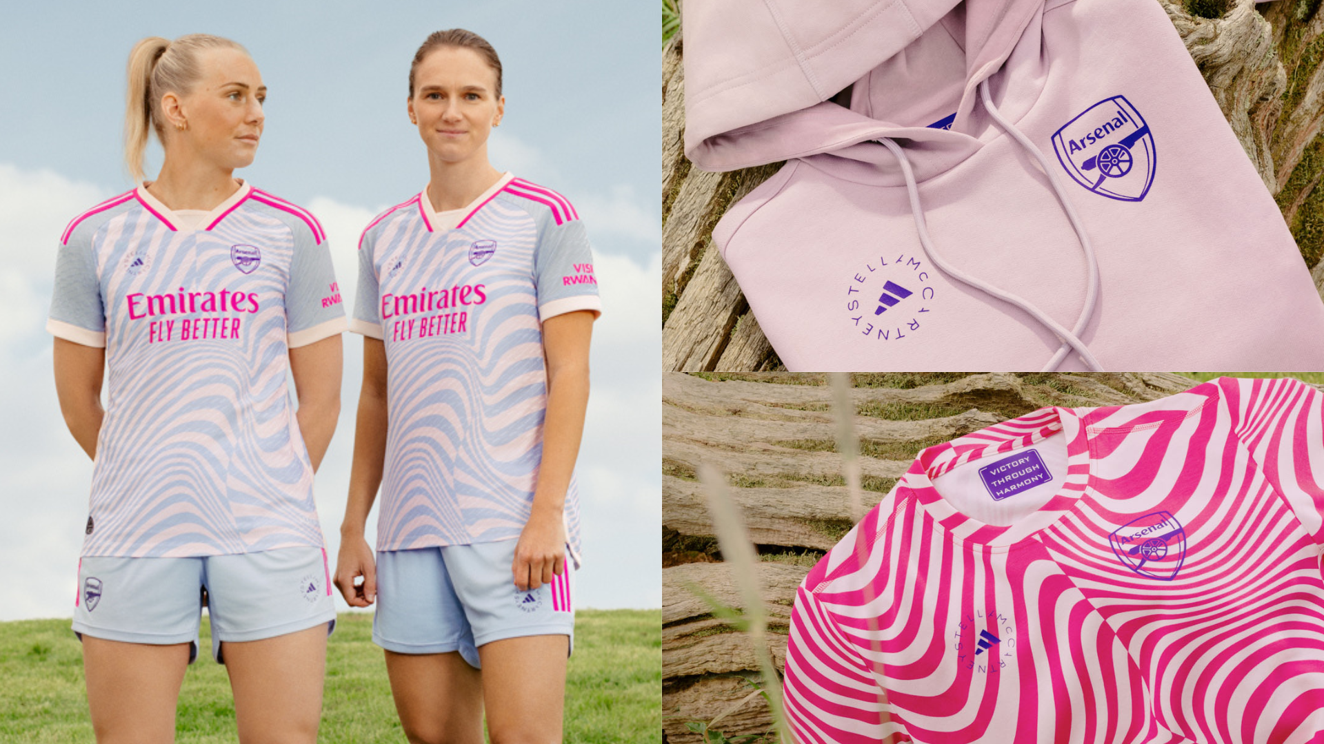 adidas and Arsenal unveil 2023 24 away kit with Stella McCartney for Arsenal Women Goal United Arab Emirates