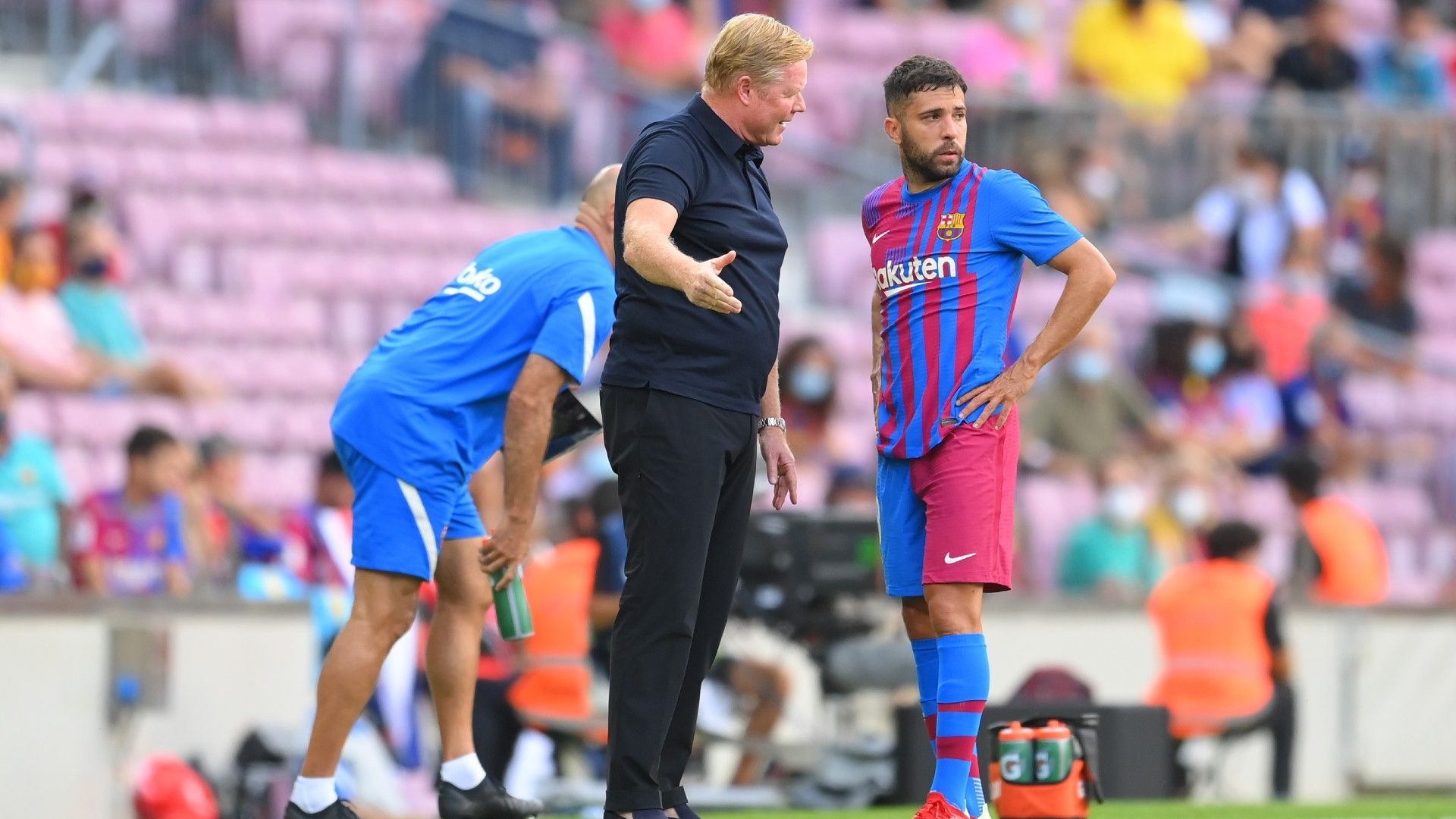Ronald Koeman Jordi Alba Barcelona 29082021