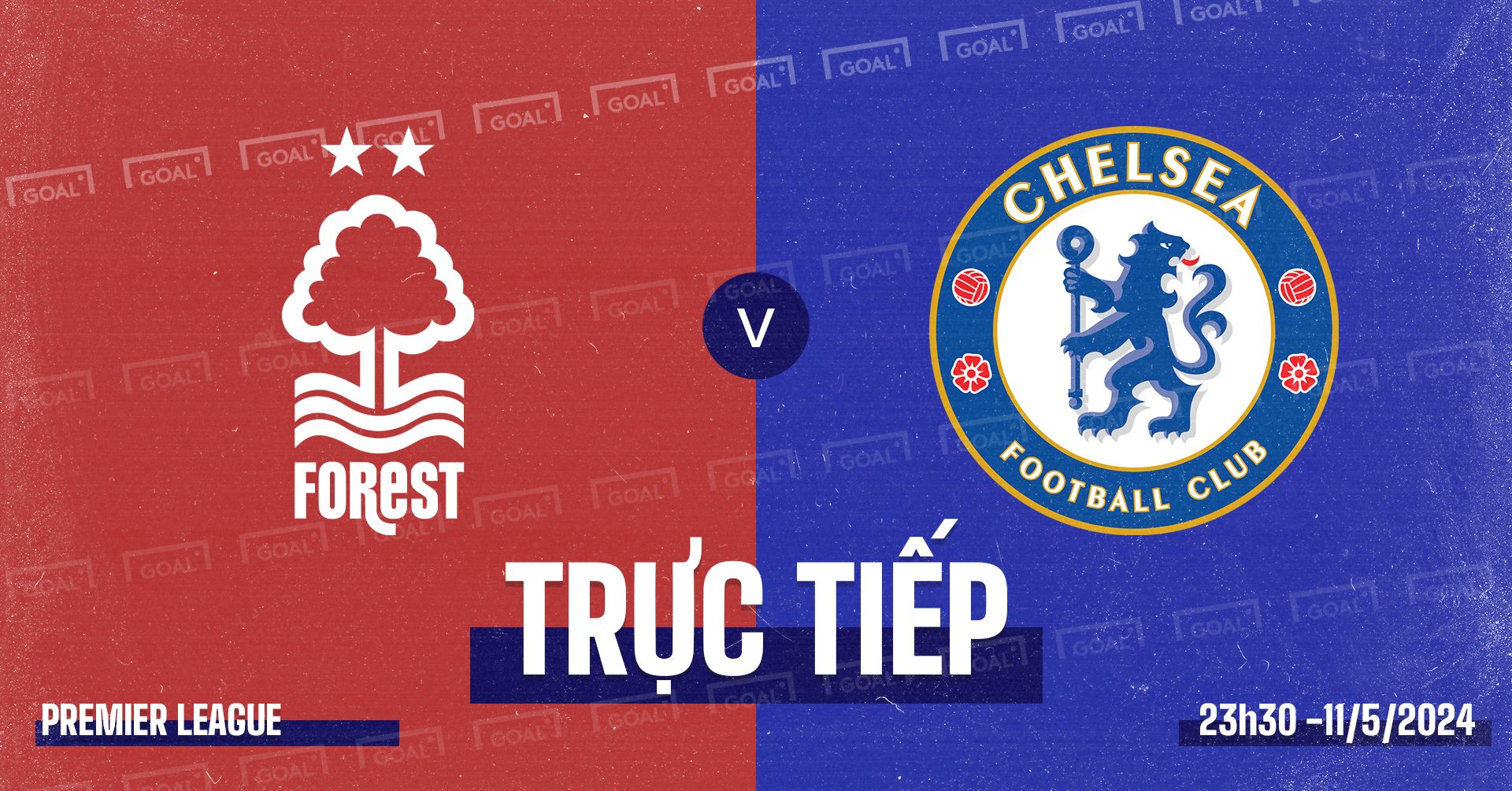 Nottingham Forest vs Chelsea Premier League 2023/24 GFX