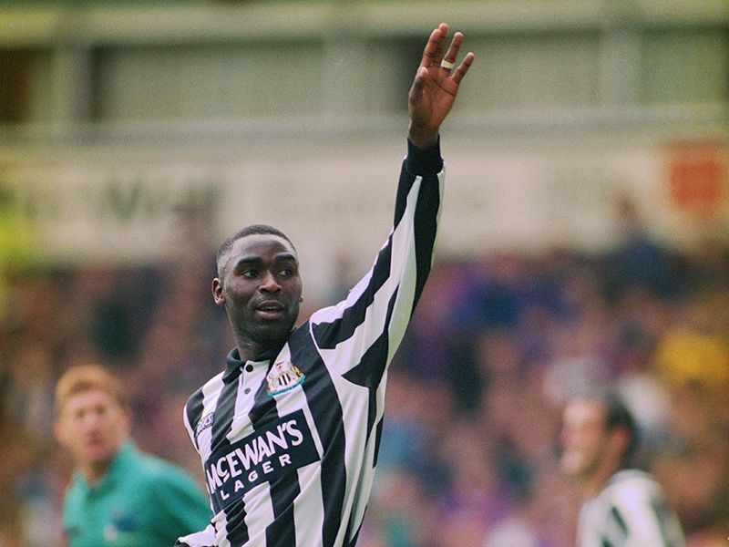 Andrew Cole of Newcastle United