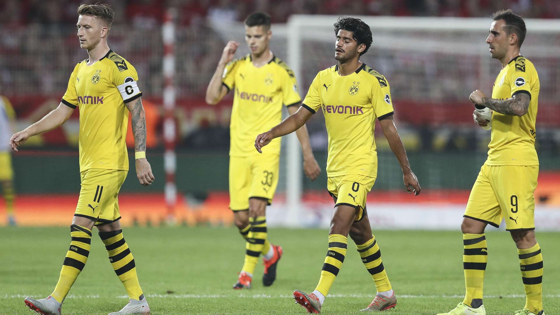 Marco Reus Julian Weigl Mahmood Dahoud Paco Alcacer Borussia Dortmund 2019