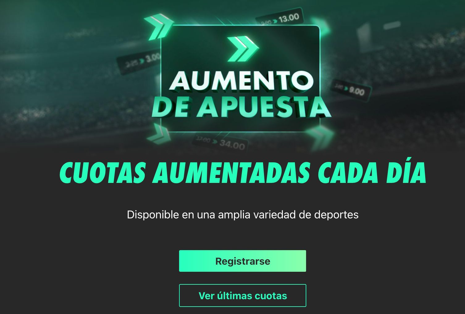 cuotas aumentadas bet365