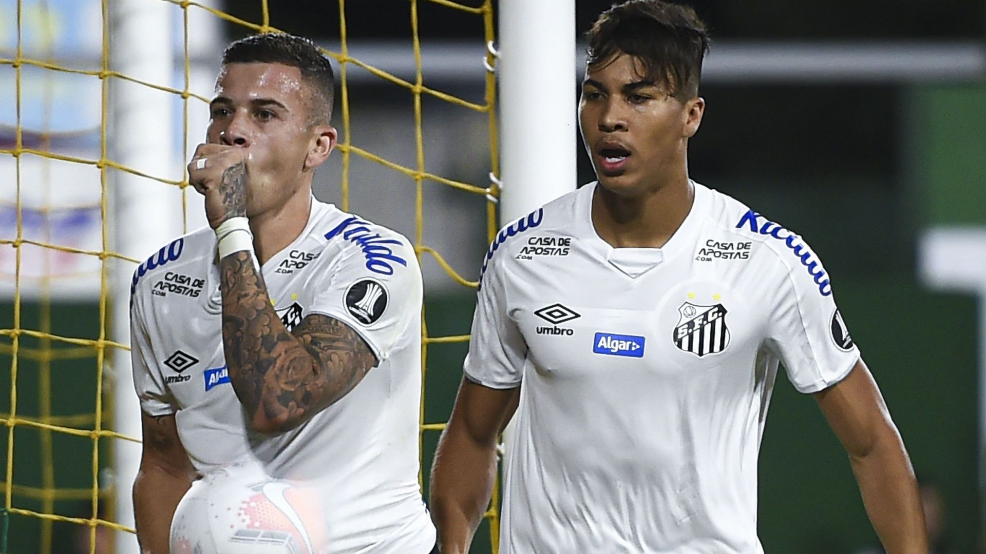 Jobson Kaio Jorge Defensa y Justicia Santos Libertadores 03 03 2020