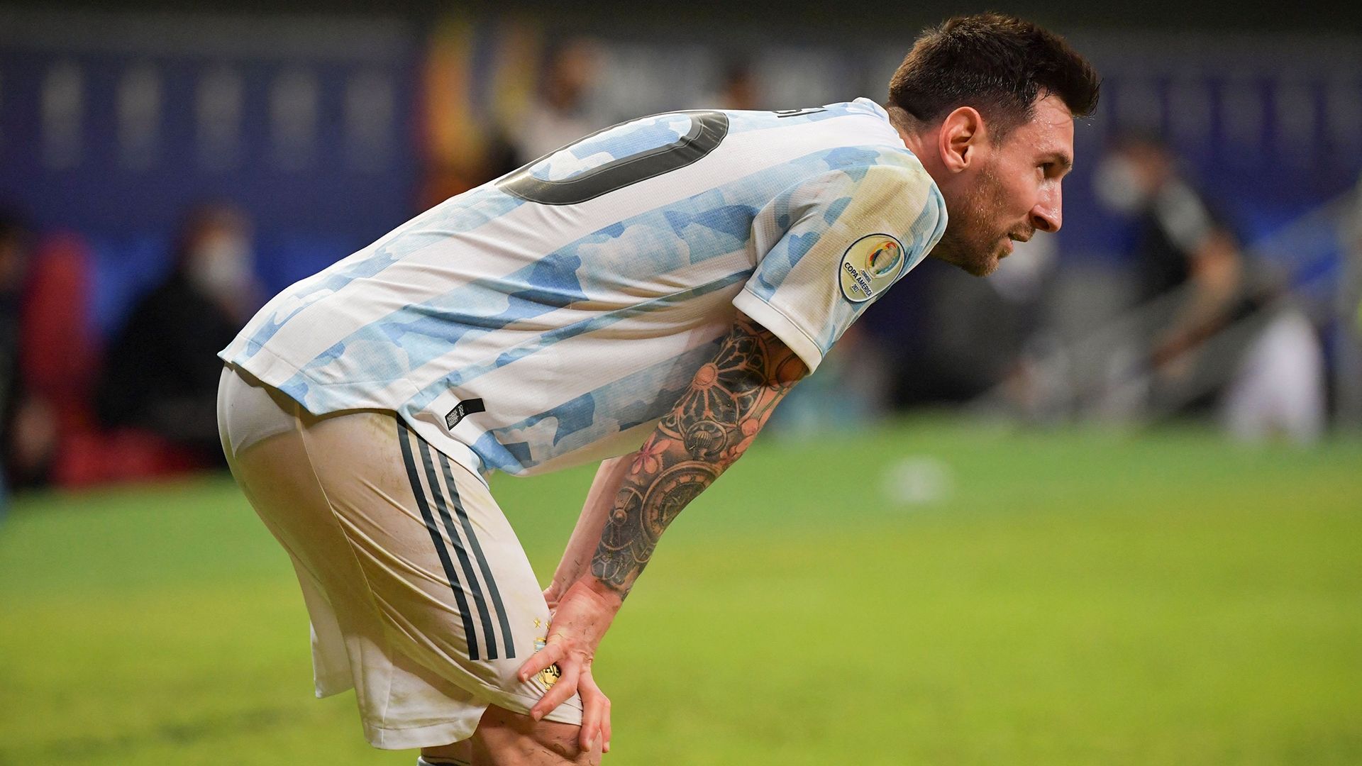 Lionel Messi Argentina Uruguay Copa America 18062021