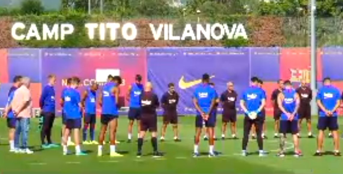 FC Barcelona training