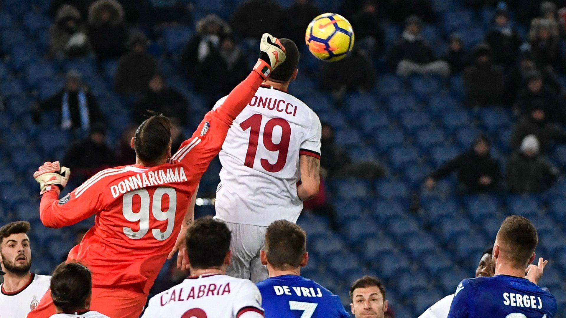 Bonucci Lazio Milan Italian Cup