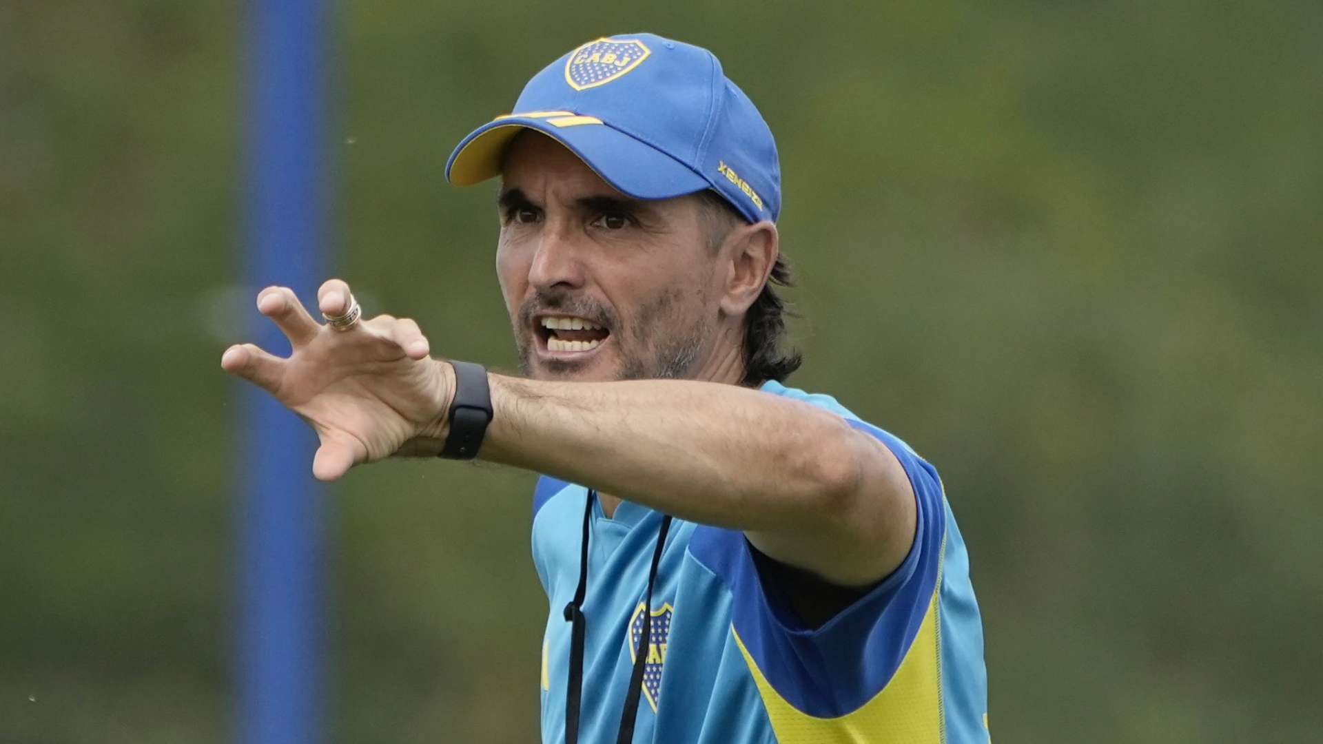 Diego Martinez Boca entrenamiento 2024