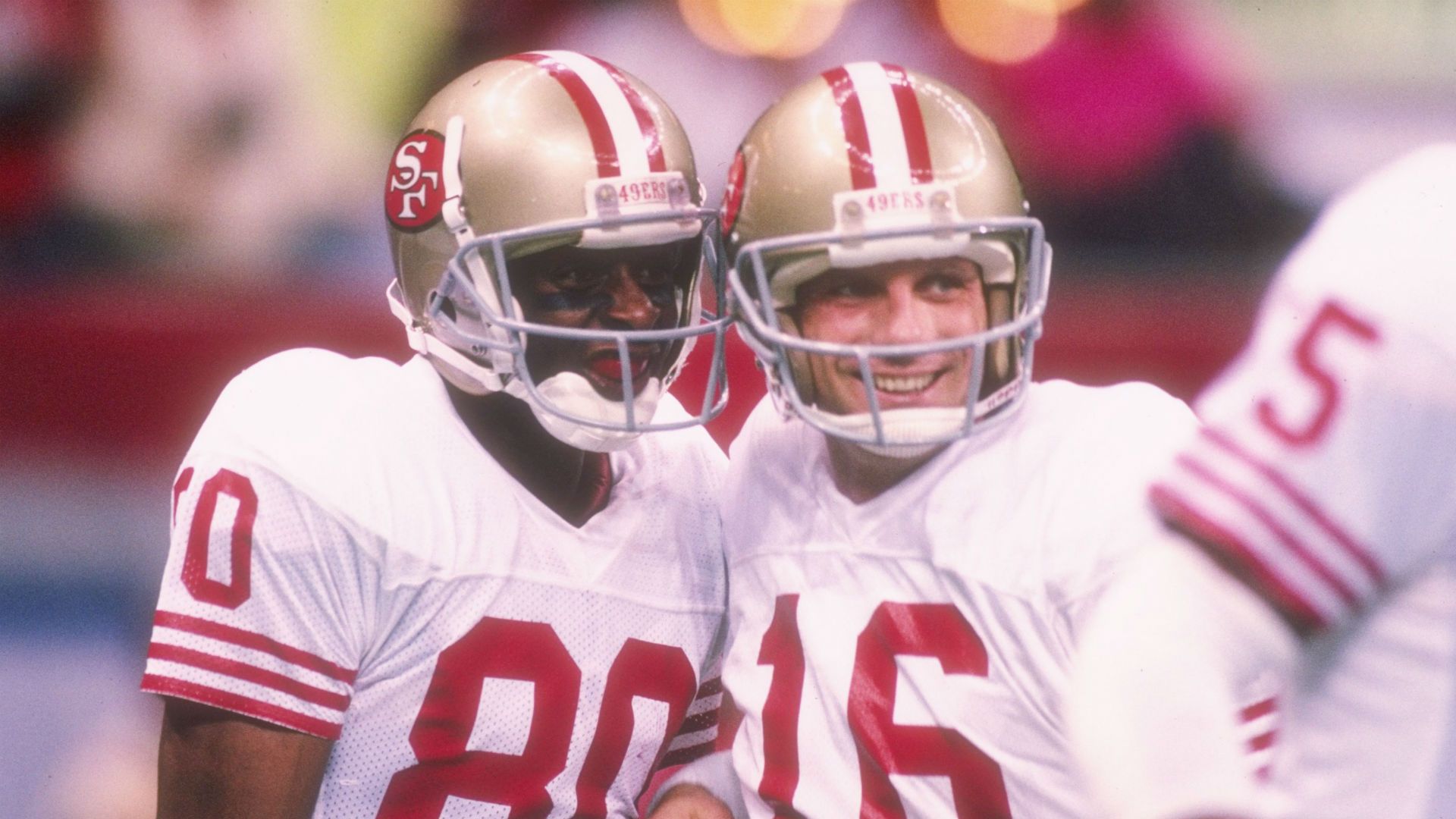 Joe Montana Jerry Rice San Francisco 49ers