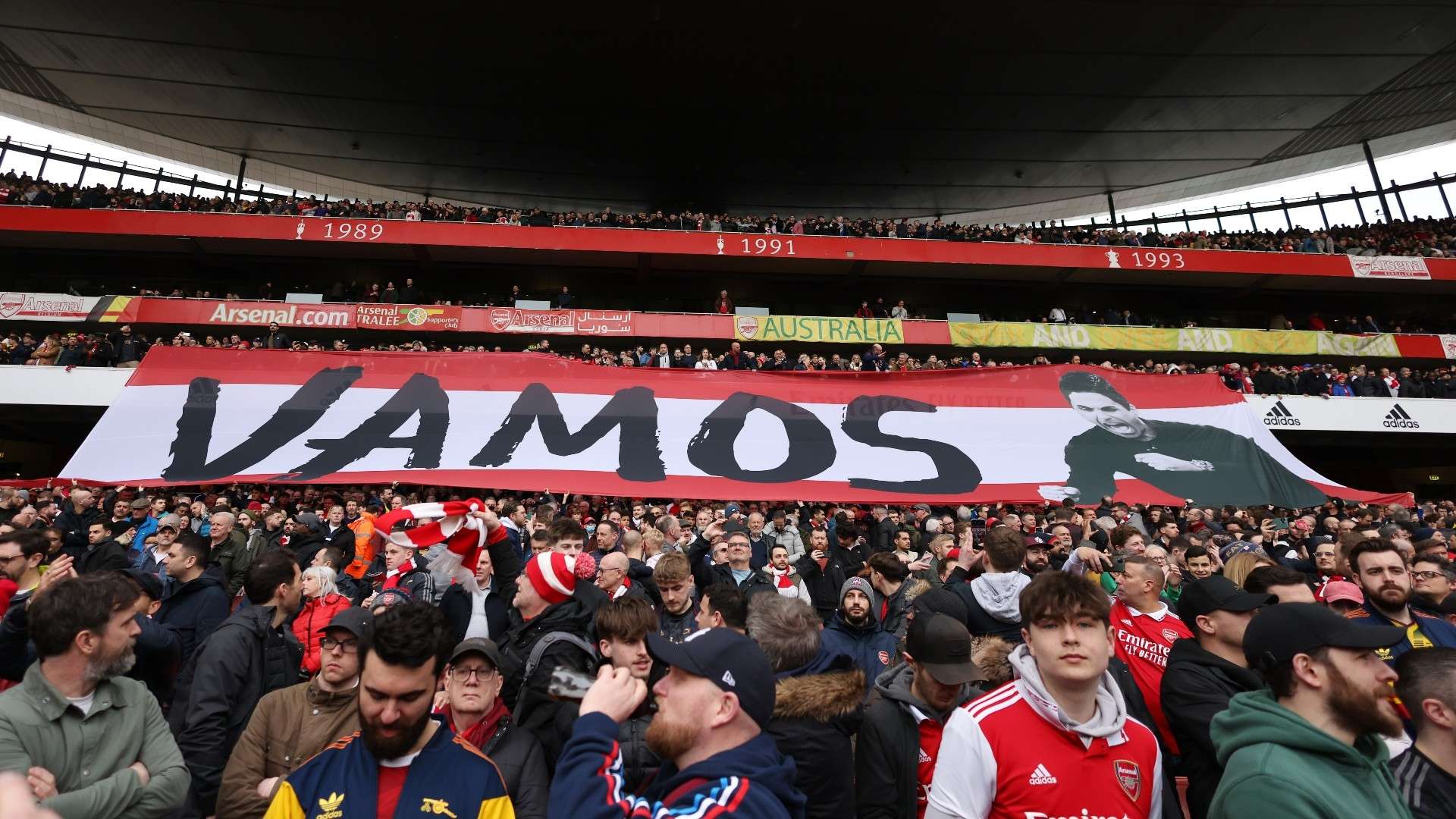 Arsenal Arteta Banner