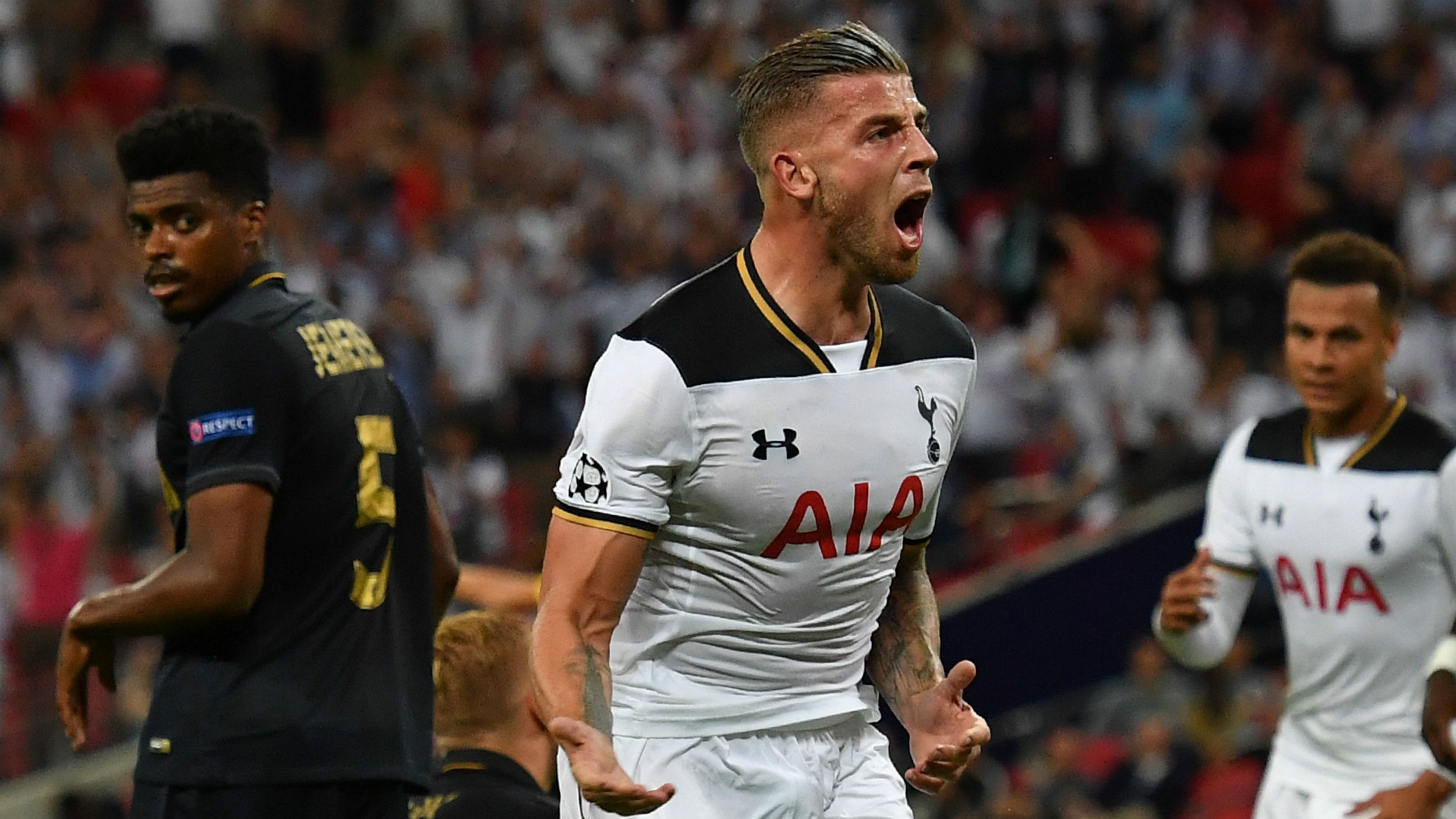 HD Toby Alderweireld Tottenham Monaco Champions League 14092016