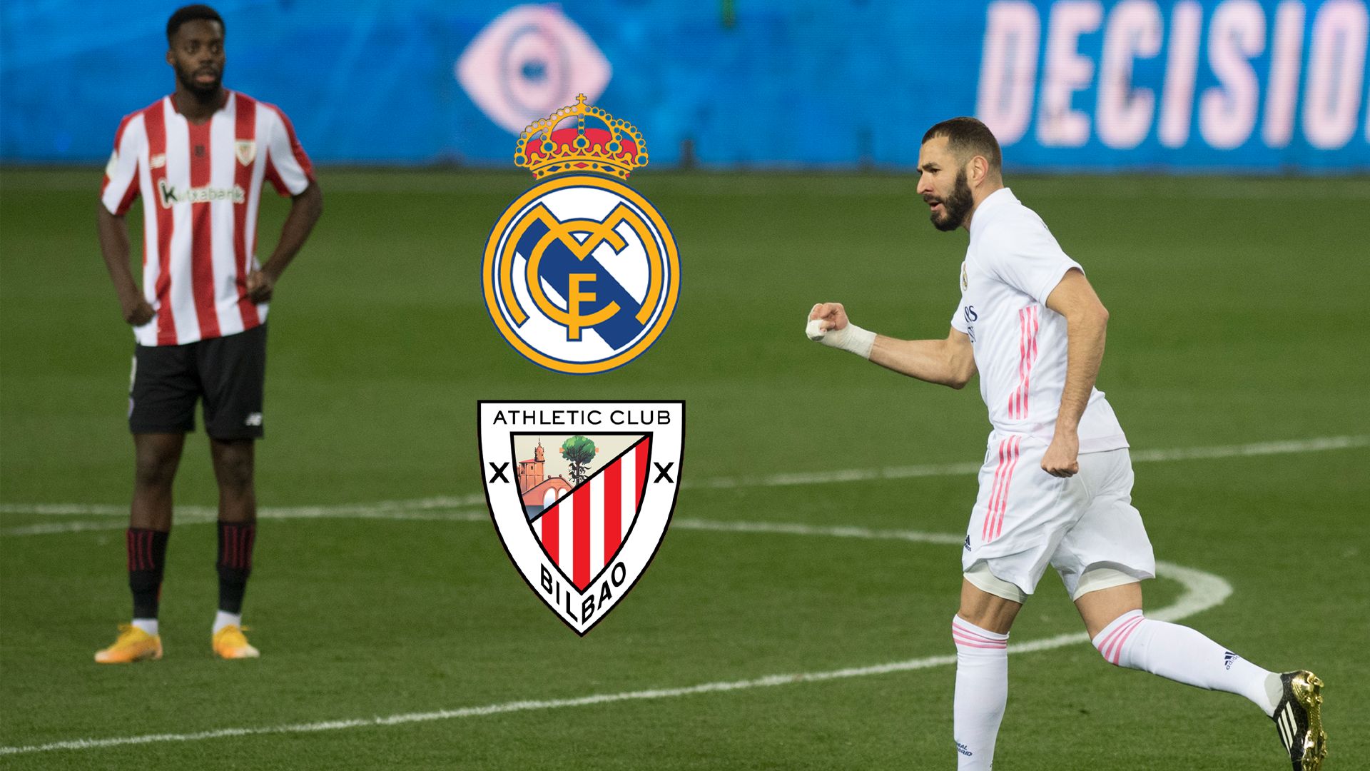 Real Madrid Athletic Club Bilbao Karim Benzema Jubel Inaki Williams