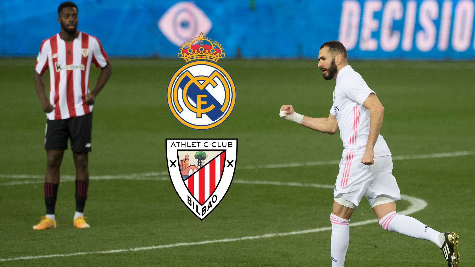Real Madrid Athletic Club Bilbao Karim Benzema Jubel Inaki Williams