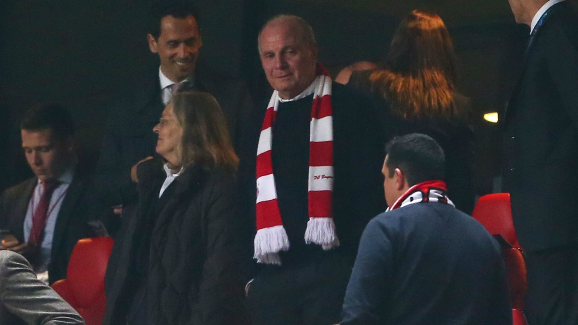 Uli Hoeness Benfica FC Bayern Munchen Champions League 13042016