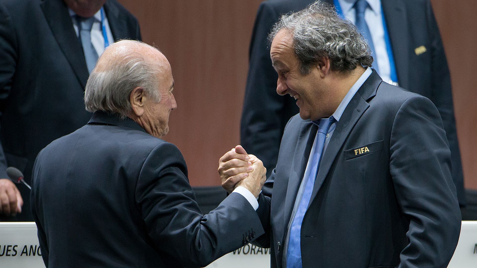 Michel Platini Joseph Blatter